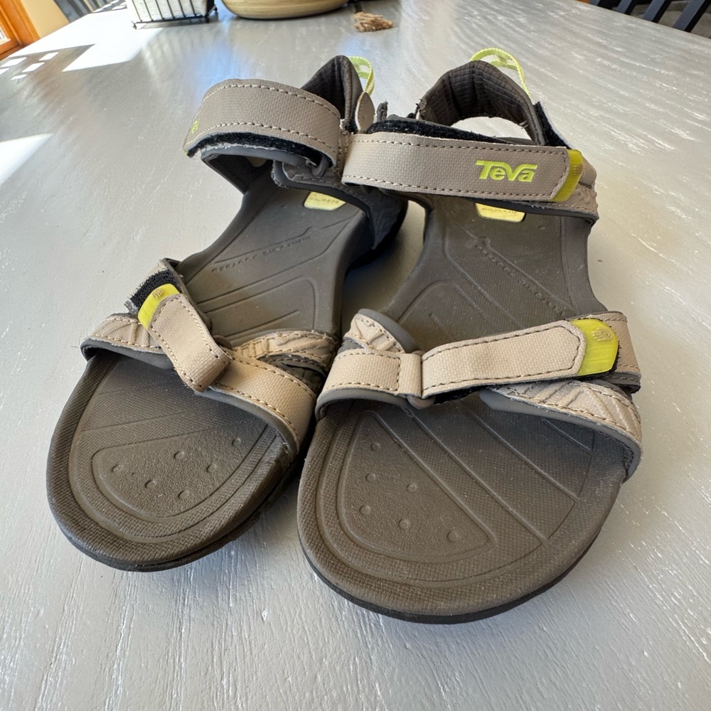 Teva Kids Sandals - Tan and Yellow